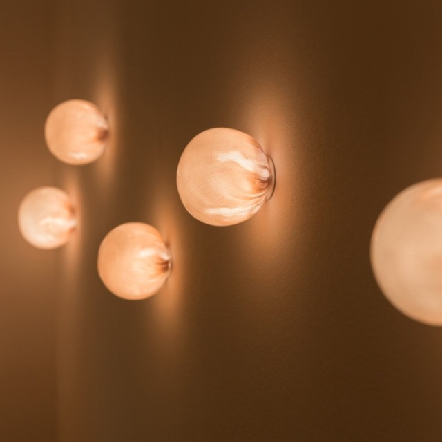 Modern Round Shape Table Light Nordic Style Creative Handmade Glass Home Hotel Lobby Table Lamp