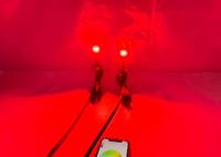 Yeux de diable d'oeil de démon de LED RVB lumineux élevé pour l'état neuf de lentille de projecteur