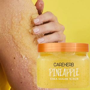 Gommage corporel doux et nourrissant à l'ananas et au beurre de karité, éliminant les peaux mortes, marque privée OEM/ODM - Product Image 1