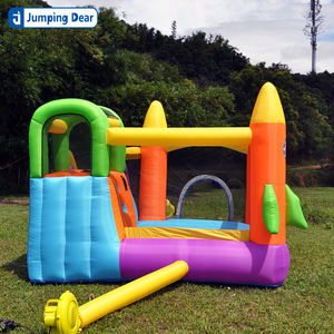 Castillo inflable de múltiples funciones para interiores/exteriores que proporciona horas de tobogán de agua, casa de rebote, trampolín divertido para - Product Image 2