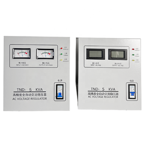 เครื่องควบคุมแรงดันไฟฟ้าอัตโนมัติ TND 5kVA 5000VA 110V 220V สำหรับใช้ในบ้านและสำนักงาน TND-5KVA ช่วงแรงดันไฟฟ้าเข้ากว้าง ทำงานได้อย่างมีประสิทธิภาพ - Product Image 6