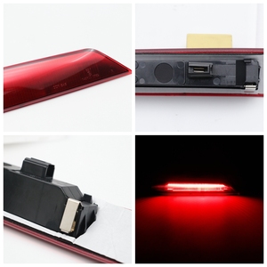 Luci di Stop LED Rosse/Fumé a Striscia per Porte Posteriori Gemelle Van/Minibus, Terza Luce di Stop Montata in Alto per <span class=keywords><strong>Ford</strong></span> <span class=keywords><strong>Transit</strong></span> - Product Image 5