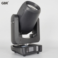 Projecteur à tête mobile 380W/311W Beam 2 °   Projecteur de scène professionnel à double prisme à angle de faisceau étroit, 16 canaux DMX, pour location et événements