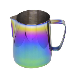 Multicolor 12 oz café con leche arte de alta calidad de acero inoxidable café té leche espuma lanzador dripless pico taza arte - Product Image 5