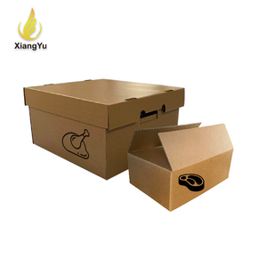 Caja Corrugada Recubierta de Cera Ecológica Xiangyu para Empaque de Alimentos Congelados, Cadena de Frío, Entrega y Servicio de Envío de Exportación - Product Image 1