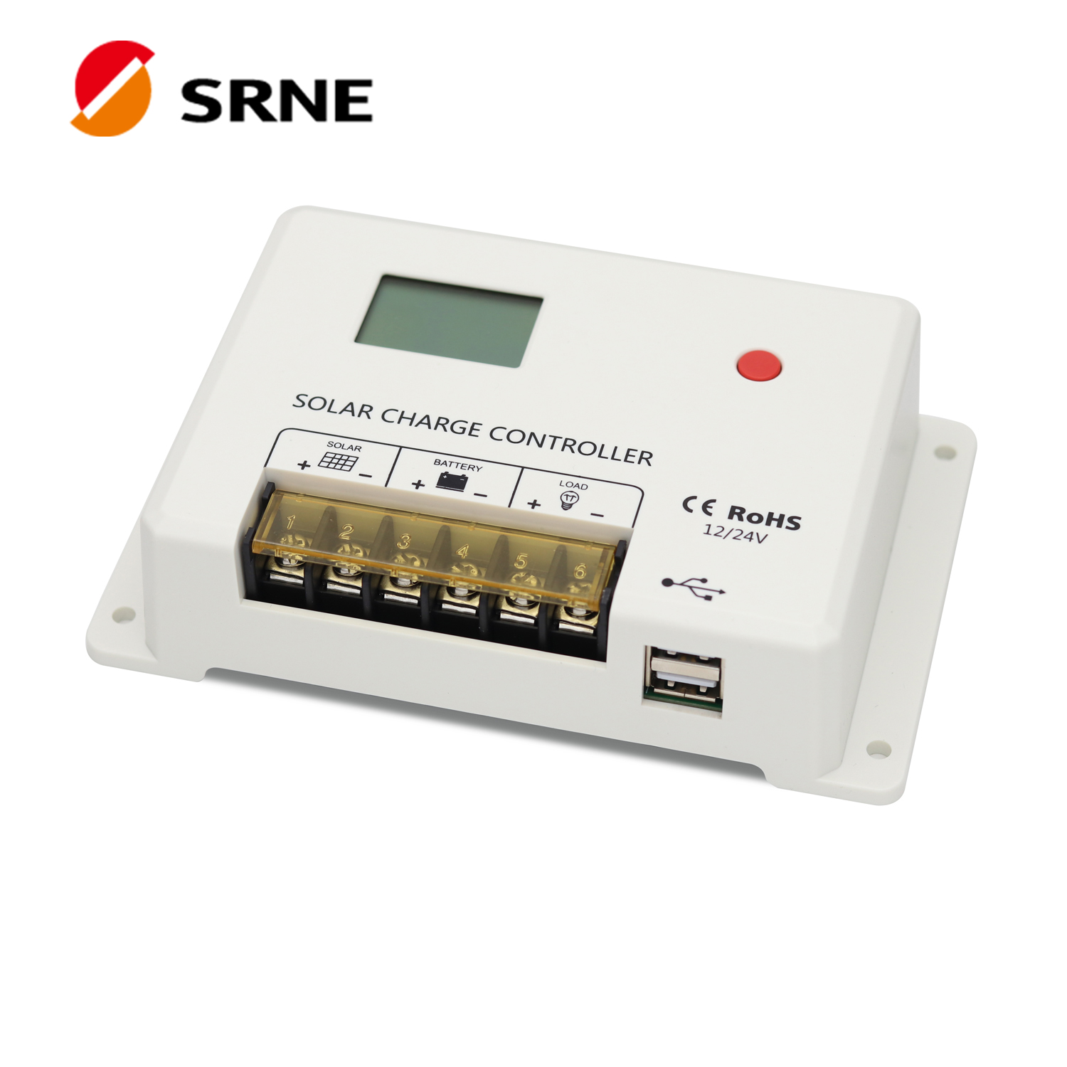 SRNE Solar PWM HC2430 12V 24V 30A PWM solar controller 12v 24v solar controller