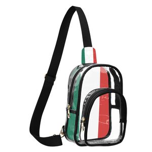 Bolsos de Pecho Personalizados para Eventos Deportivos, Mini Bolsos Bandolera Transparentes de PVC con Cierre, Impermeables y Portátiles para Clubes de Fans - Product Image 5