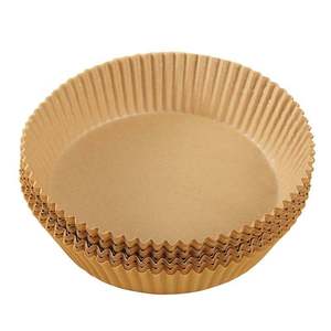 Fogli di <span class=keywords><strong>Carta</strong></span> da Forno Rotondi in Silicone Monouso per Friggitrice ad Aria, <span class=keywords><strong>Carta</strong></span> da Forno di Alta Qualità per Cottura e Cucina - Product Image 2