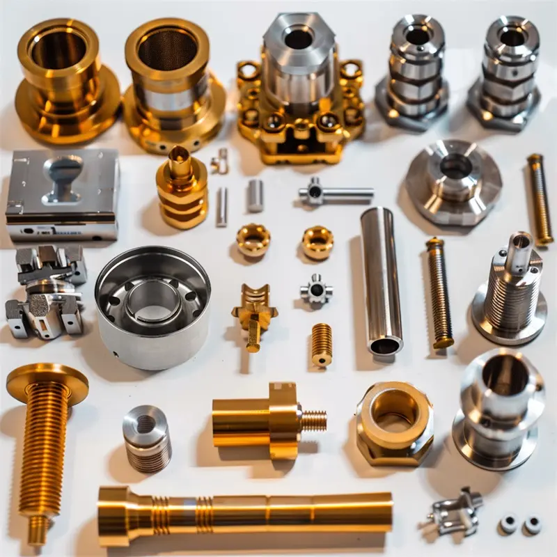 Factory customized high-precision stainless steel copper cnc turned components brass CNC machining parts