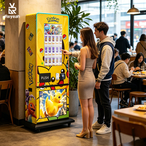Distributeur automatique intelligent de cartes à collectionner AI pour cartes de collection, marchandises d'anime et de personnalités intellectuelles, avec un design attrayant sur le thème des dessins animés, facile à utiliser - Product Image 2