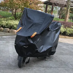Motorrad-Abdeckung für Motorrad Motorrad mit Reflexionsband UV-Schutz staubdicht wasserdicht draußen Schnee-Reinigungsmantel