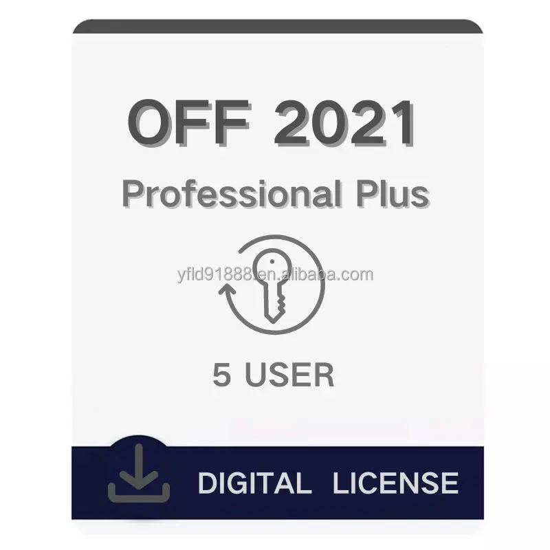 100 % Online-Aktivierung Office 2021 Professional Plus Schlüssel 5 PC Originalcode Office 2021 Pro Plus Einzelhandel 5 Nutzerschein-Lizenzschlüssel