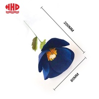 Bunga Mawar Kertas Buatan Tangan HKH Cina Putih Merah Muda Lembut - Desain Modern Unik Kustom DIY untuk Natal, Hari Ibu, dan Kembali ke Sekolah |