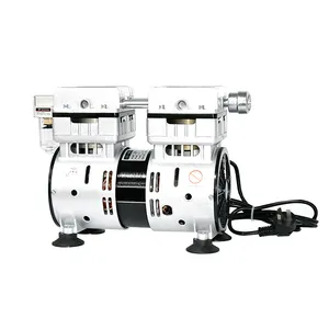 VN-120V 100L/Min 220V Piston Kompresor Udara Portabel Pompa Vakum Diafragma Tanpa Minyak