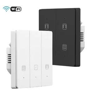 1/2 Gang Tuya WiFi Roller Shutter Switch for Blinds Curtain Smart Button Switch Work With Alexa Remote Home Assistant 250V