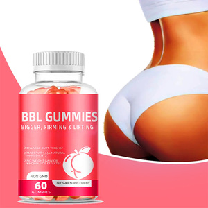 Gummies OEM à marque privée Halal BBL, véganes à la pectine, pour l'agrandissement des hanches, le lifting des fesses et l'augmentation mammaire - Product Image 1