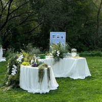 Tables pliantes rectangulaires et rondes en bois modernes W-92 pour événements en plein air, mariages, banquets, repas - Durables et faciles à nettoyer