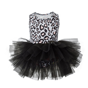 Vestido de Ballet sin Mangas de Malla Suave para Niñas, <span class=keywords><strong>Chaleco</strong></span> Esponjoso con Tutú de Tul Abullonado, Vestido Ajustado para Niñas - Product Image 3