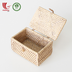 Panier de rangement en rotin naturel tissé à la main Meubles de salon convertibles en vrac Vente en gros pour usage domestique au Vietnam - Product Image 4