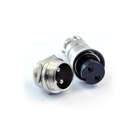 Connecteur de câble d'automatisation industrielle GX20 20M, 2-12 broches, type à souder, prise filetée, contact en cuivre pour l'alimentation