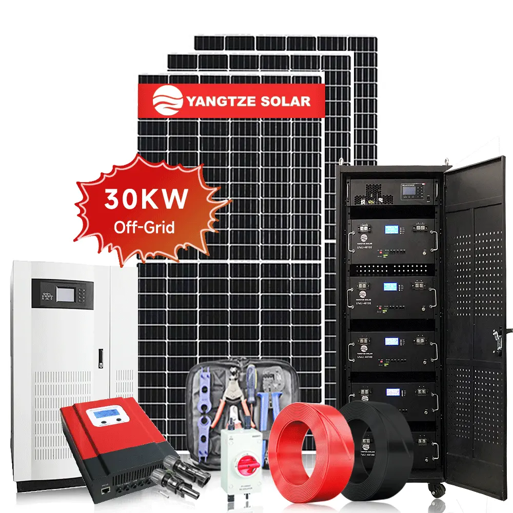 2023 солнечная система Yangtze 30 кВт 40 кВт 50 кВт для хранения