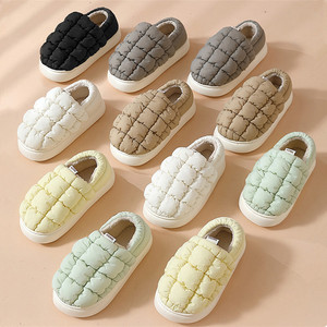 Women's Full-Cover Heel Winter for <strong>Slippers</strong> Cozy Fluffy Shoe Sock with Soft Wedge Indoor Shoes in <strong>Down</strong> Cloth Fluffy - Product Image 6