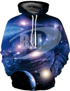 เสื้อฮู้ดผู้ชายผ้าโพลีเอสเตอร์100% มีฮู้ดพิมพ์ซับลิเมชันสำหรับกีฬาฤดูหนาวออกแบบโลโก้ได้ตามต้องการ - Product Image 2