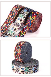 Nhiều Màu Jacquard In Dây Đeo Đàn Hồi Bền Polyester/Nylon Vải Cho May Thiết Kế Mới Nhà Dệt May Túi - Product Image 4