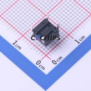 KH-6X6X6H-TJ Tactile Switch Through hole Component (THT)-4P,6x6mm Switch Single Pole Single Throw Round Button 2.6N Through Hole - Product Image 2