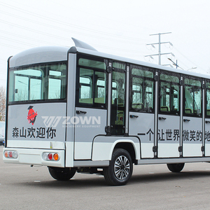 รถบัสไฟฟ้าชมวิวการ์ตูนน่ารักสีเทา สำหรับนำเที่ยวสวนพฤกษศาสตร์ - Product Image 4