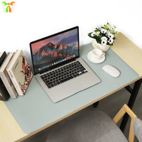 Napperon en cuir 80*40CM deux côtés couleur bureau tapis de jeu imperméable grand tapis de table vaisselle accessoires de cuisine