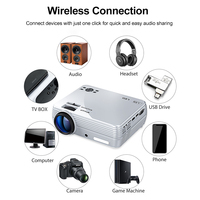 Projecteurs EASIPRO, équipements de présentation, projecteur portable, projecteur WIFI Android sans fil, projecteur vidéo 4K TV portable