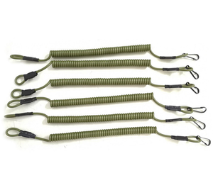 Cuerda elástica en espiral antipérdida DFS1012, cuerda en espiral personalizada para exteriores, antipérdida. - Product Image 4