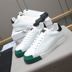 Chaussures de marche décontractées de luxe pour hommes et femmes, de haute qualité, confortables, tendance, en cuir véritable, chaussures plates de skateboard, baskets mode - Product Image 1