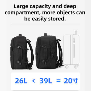 Mochila Unisex Ligera y Transpirable con USB, Gran Capacidad, para Viajes Cortos de Negocios, para Hombres y Mujeres, Bolsa Duradera para Computadora - Product Image 5