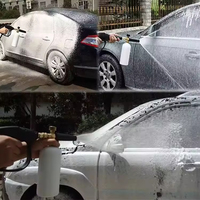 Canon à mousse haute pression pour lavage de voiture, pistolet à mousse avec raccord rapide 1/4, lance à mousse neige, pulvérisateur d'eau pour nettoyage sous pression