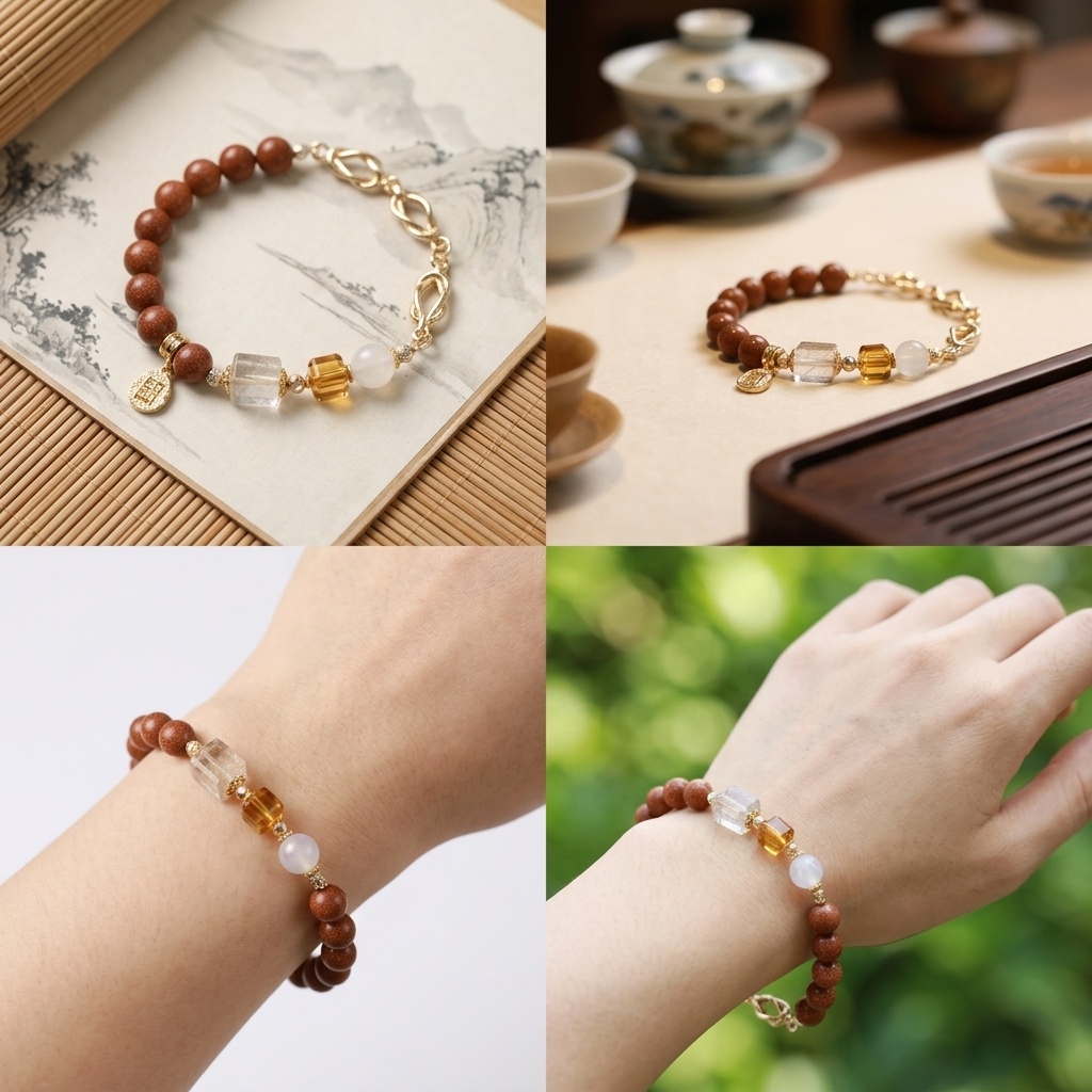 Natural Scented Herbal Beads Ball-Shaped Trendy Bracelet Handmade Chinese Medicine Incense Aromatherapy Wristband