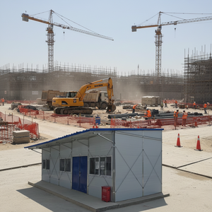 Conteneur de logement préfabriqué <span class=keywords><strong>mobile</strong></span> facile à assembler, bureau ou maison en kit pour travailleurs - Product Image 3