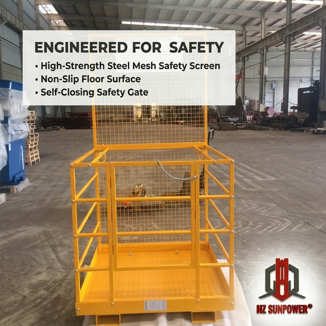 Stable and Reliable Fixation Forklift Work Platform