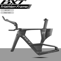 Cadre de vélo de route en carbone BXT NEW Triathlon TT Frame-219 700C, cadre de contre-la-montre en fibre de carbone avec guidon TT 321/361