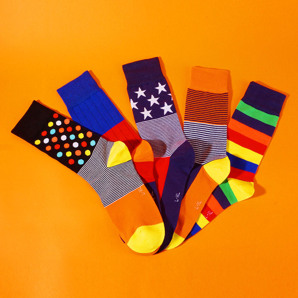 Manufactory Wholesale Unisex Funny Colorful Modal Cotton Socks Popular Color Box Sets for Men Fashionable Men's Dress Socks