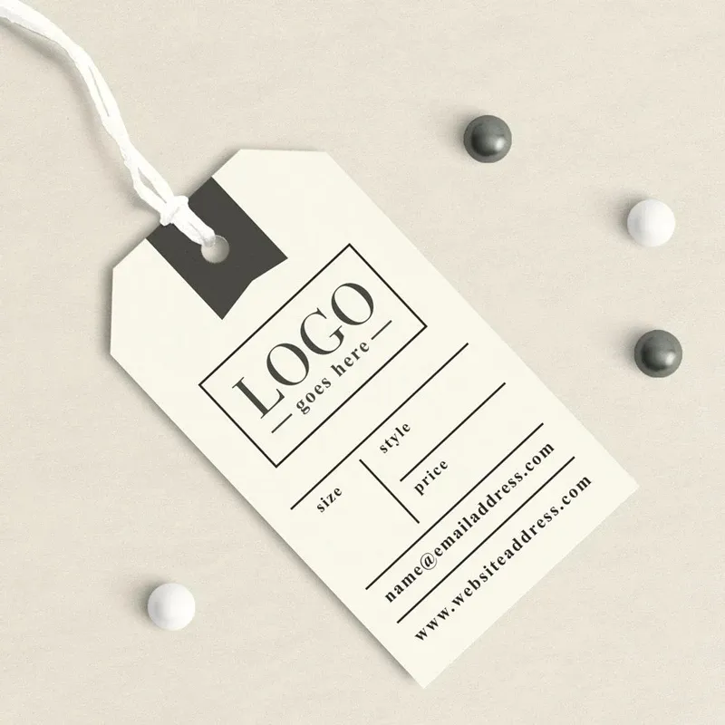 Your Logo Custom Clothing Labels Clothing Tags Customized Hang Tags Custom Price Tag Thank You