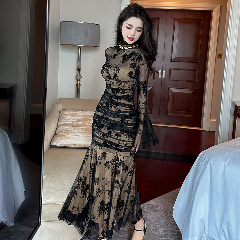 ★韓国人気★I AM MARI★CHIFFON PLEATS DRESS Chic Floral Chiffon Casual Dress | Summer Sexy Party Boho