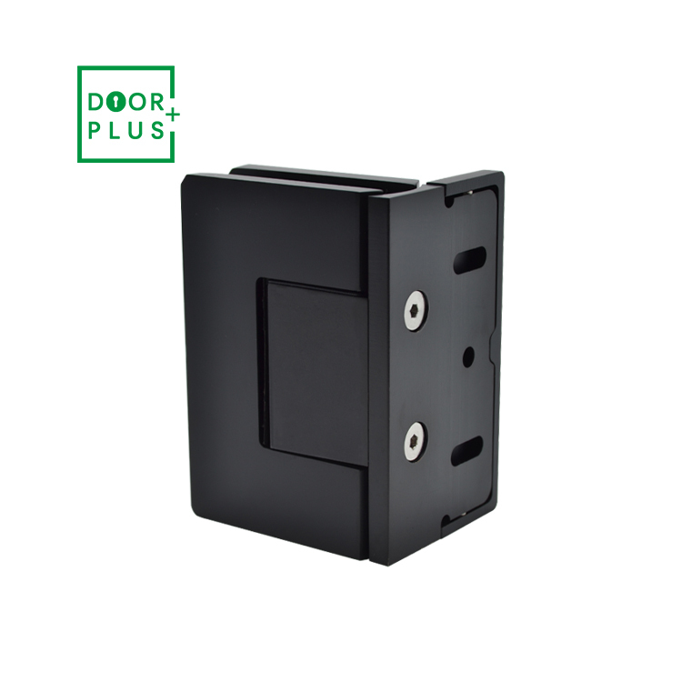 Матовый Черный дверной шарнир Doorplus, стеклянный квадратный Скрытый Винт, регулируемый, 90 градусов, сверхпрочный скрытый шарнир, дверной шарнир для душа