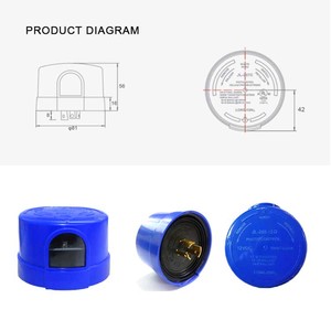 Ánh sáng đường phố phụ kiện photocell cảm biến ánh sáng chuyển đổi 24VDC dài tham gia - Product Image 5