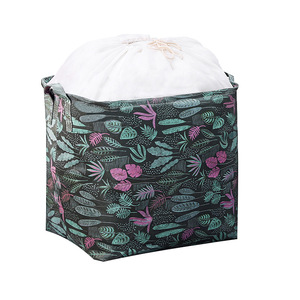 Rangement domestique, grand panier de rangement pour vêtements ménagers, tiroirs d'armoire à vêtements couverts anti-poussière, bacs de rangement organisés - Product Image 1