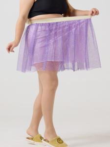 Simplicité femmes adulte classique élastique Tutu <span class=keywords><strong>jupe</strong></span> robe en <span class=keywords><strong>tulle</strong></span> pailleté avec doublure grande taille <span class=keywords><strong>pas</strong></span> <span class=keywords><strong>cher</strong></span> robe personnalisée - Product Image 3