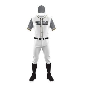 Uniforme de Béisbol Personalizado con Logotipo 2026 para Hombre, Nuevo Diseño, Uniforme de Béisbol de Buena Calidad en Color Sólido, Servicio OEM - Product Image 2