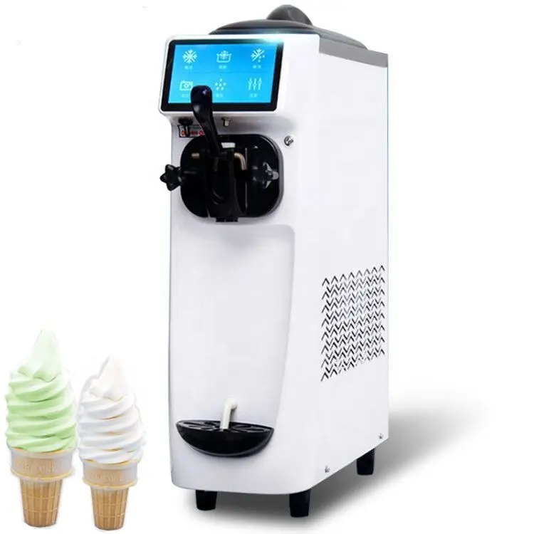 Prezzo di fabbrica piccola macchina portatile per la produzione di gelato al gusto singolo commerciale soft serve
