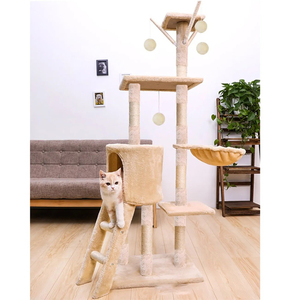 <b>Cat</b> Climbing Rack <b>Cat</b> Nest <b>Cat</b> <b>Tree</b> Integrated <b>Cat</b> Rack Sisal Toys for Big <b>Cats</b> Jumping Platform <b>Cat</b> Supplies Foreign Trade Whol - Product Image 6